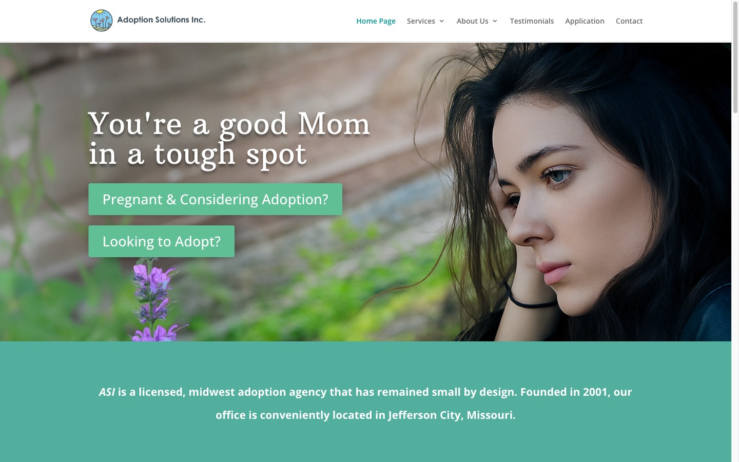 Adoption Solutions — adoptionsolutionsmo.com home page